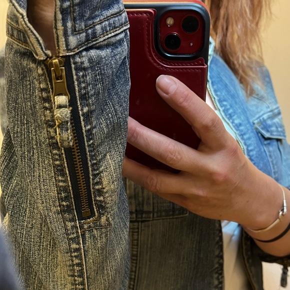 Vintage Foxy Jeans cropped jean jacket - Picture 6 of 9